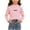 Pink, variant on Bixock Toddler Girls Long Sleeve Shirts,Kids Crewneck Pullover Tops Solid Color Ribbed Dralon Knit Layering Top Girls Stretch Warm Shirt for Winter Daily Wear Girls Clothings