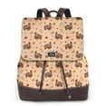 thumbnail image 1 of Easygdp Turkey And Autumn Leaves Mochila de Cuero para Mujeres, Bolso de Hombro, Bolsos de Mano de Moda para Trabajo y Viajes, 1 of 4