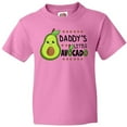 thumbnail image 3 of Inktastic Daddy's Little Avocado with Cute Baby Avocado Youth T-Shirt, 3 of 5