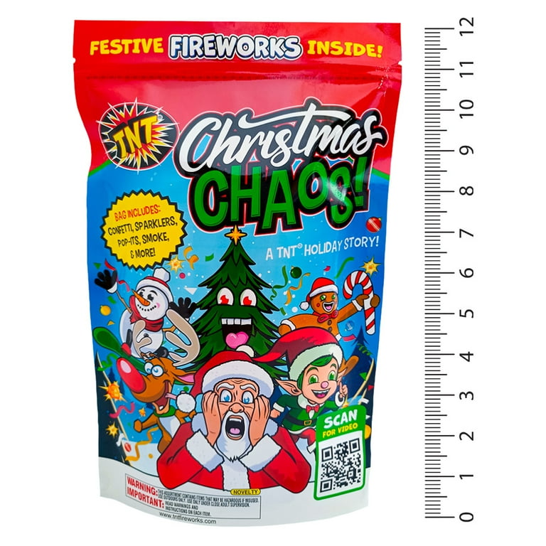 TNT Fireworks, Christmas Choas, 3- Pack, Novelty Set, Party