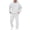 White, variant on Mens Sweat Suits 2 Piece Set Hooded Sweatshirt Jogger Winter Fall with Pockets Comfortable Athletic Casual Outfit