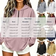 thumbnail image 3 of Women's Half Zip Hooded Sweatshirt Long Sleeve Loose Casual Pullover Hoodie with Pockets Solid Color Tops for Autumn Winter Wear Wine, 3 of 9