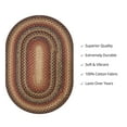 thumbnail image 2 of Homespice Peppercorn Reversible Brown Cotton Rug 4' x 6' Rect. Braided Area Rug, 2 of 5