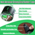 thumbnail image 3 of Rubber Grip Tape for Handle Anti-Slip - Heavy Duty Non-Abrasive Waterproof Tape for Indoor & Outdoor, Contact Surfaces Safer, Comfort, Noise Reduction, Customizable - (Black, 2In x 10Ft), 3 of 6