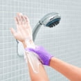 thumbnail image 4 of pares de guantes de ducha exfoliantes, guantes de baño exfoliantes de doble cara para limpieza profunda de piel muerta para spa, masaje, belleza, piel, ducha, accesorios de baño., 4 of 8