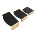 thumbnail image 1 of Jewelry Display Stand, PU Leather Desktop Shape 3 Pieces Jewelry Display Risers Elegant Multifunctional  For Organization, 1 of 8