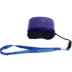 Jinsinto Mini Hand Crank, USB Radio Flashlight Mobile Phone Charger Portable Manual Emergency Power Generator Charger for Outdoor Travel (Blue)