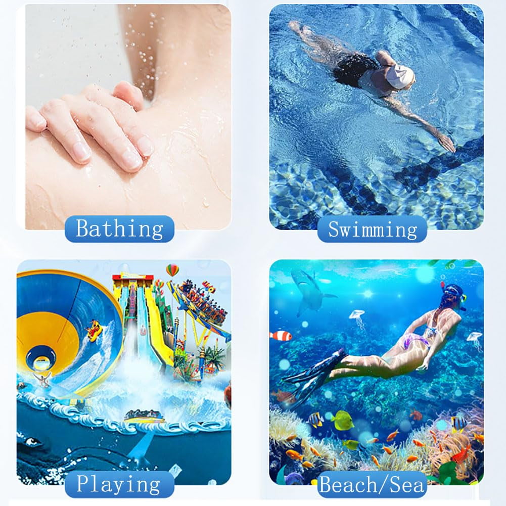 20Pcs Waterproof Swimming Pads for Women PU Clear Hygienic Pantiliners for Women - Portable Hygienic Feminine Care Liners for Women, Perfect for Swimming and Daily Use