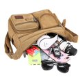 thumbnail image 1 of Bolso bandolera de lona Bolso bandolera hobo grande con múltiples bolsillos Bolso tote de hombro de lona ZefeiWu 1327533576628, 1 of 1