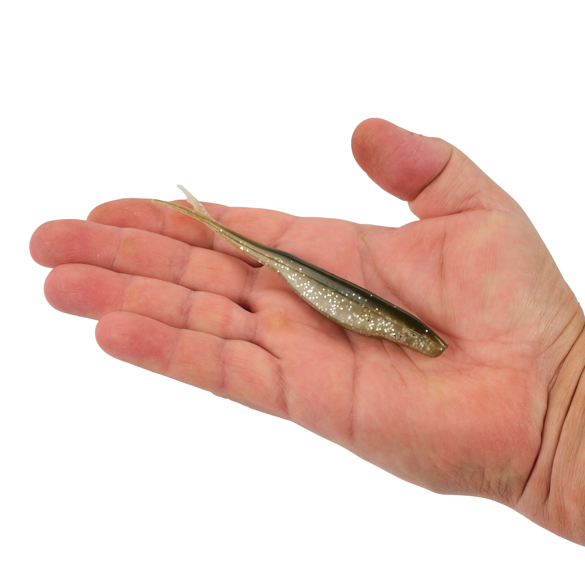 Berkley PowerBait® Power® Jerk Shad, 5 in, Minnows, Olive Back (10 Count)