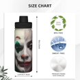 thumbnail image 4 of Joker Folie a Deux Horror Sports Insulated Water Bottles Kettle Stainless Steel Portable Cup18OZ For Travel Gym School, 4 of 8