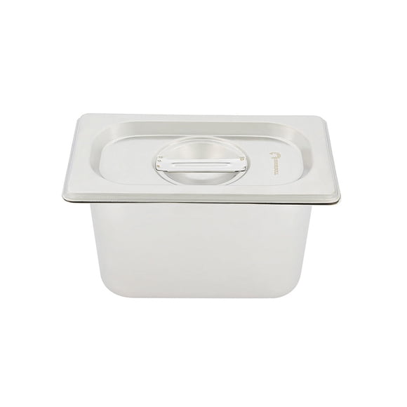 Inserto de Acero Inoxidable con tapa 1/9 15 cm Shorbull. Evita fugas Shorbull Inserto de acero inoxidable