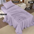 thumbnail image 2 of King Bed Sheet Set Piece Bedding Soft Brushed Microfiber Fabric Shrinkage & Fade Easy Care (), 2 of 7