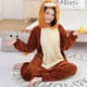 thumbnail image 1 of Pijama de una pieza de León de lana de invierno para mujer, ropa de dormir de animales de dibujos animados para adultos, disfraz de una pieza para Cosplay de Navidad y Halloween para niños, 1 of 3