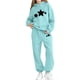 thumbnail image 2 of Cowsor Little Girls Outfits 2 Piece Toddler Long Sleeve Sweatshirt Leggings Pants Clothing Set, 2 of 5