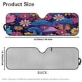 thumbnail image 7 of Uorisanigo Windshield Sun Shade Compatible with 2018-2025 Jeep Wrangler JL & 2/4 Door 4XE & 2020-2025 Jeep Gladiator JT 16.14"x52.95" Aesthetic Mushroom Front Window Sun Shade for Accessories, 7 of 7