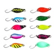 thumbnail image 4 of Cebo de boca de caballo de color con lentejuelas de metal de larga distancia, cebo Luya, barra blanca, boca amartillada, pez pequeño, cebo falso, cebo falso luminoso, 4 of 5