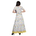 thumbnail image 4 of Moomaya Ensemble Haut Court Élégant Imprimé et Jupe Longue Robes Ethniques pour Femmes, 4 of 6
