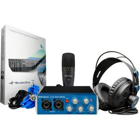 PreSonus AUDIOBOX96 Audiobox 96 Studio USB 96 HD7 Headphones M7 Mic Studio