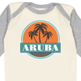 thumbnail image 4 of Inktastic Aruba Vacation Sunset Boys or Girls Long Sleeve Baby Bodysuit, 4 of 5