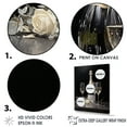 thumbnail image 3 of Designart "Champagne Cuves On Canvas I" Wine Floater Framed Canvas Wall Art, 3 of 5