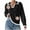 Black, variant on Collared Floral Sweater Womens Long Sleeve Casual Pullover Sweaters Office Fall Knitted Tops for Women Khaki, L