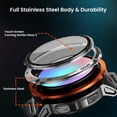 thumbnail image 4 of KOSPET Tank T3 Ultra 2 Smartwatch (GPS), Reloj Inteligente con Pantalla AMOLED 1.43", Brújula/Altímetro/Presión, Unibody Acero Inoxidable, Llamadas Bluetooth, IP69K Impermeable (Dos Correas, 4 of 5