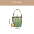 thumbnail image 4 of OULII Drinks Dispenser With Sealed Lid For Commercial Use 1Set Green Plastic, 4 of 8