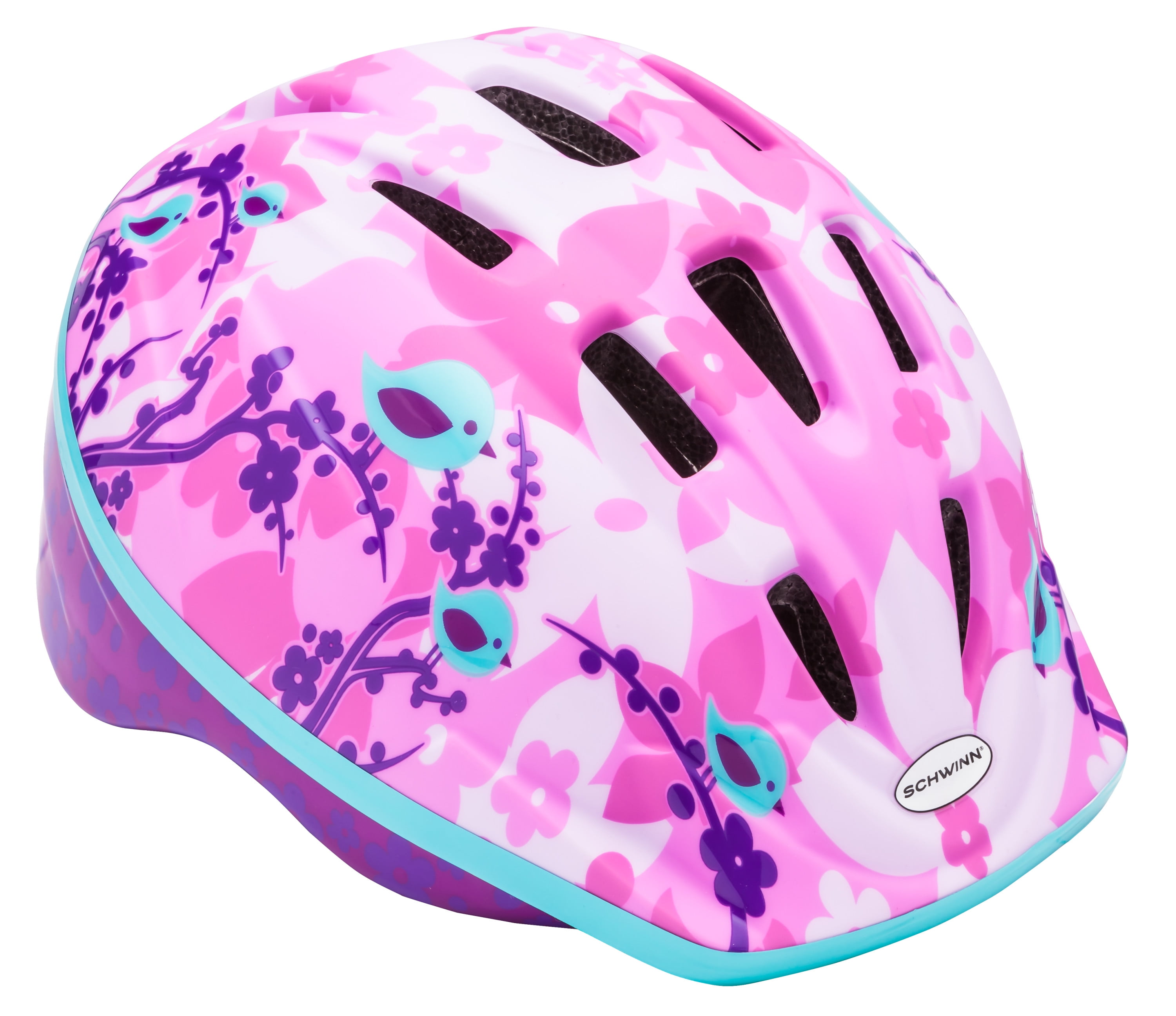 Pink kids helmet