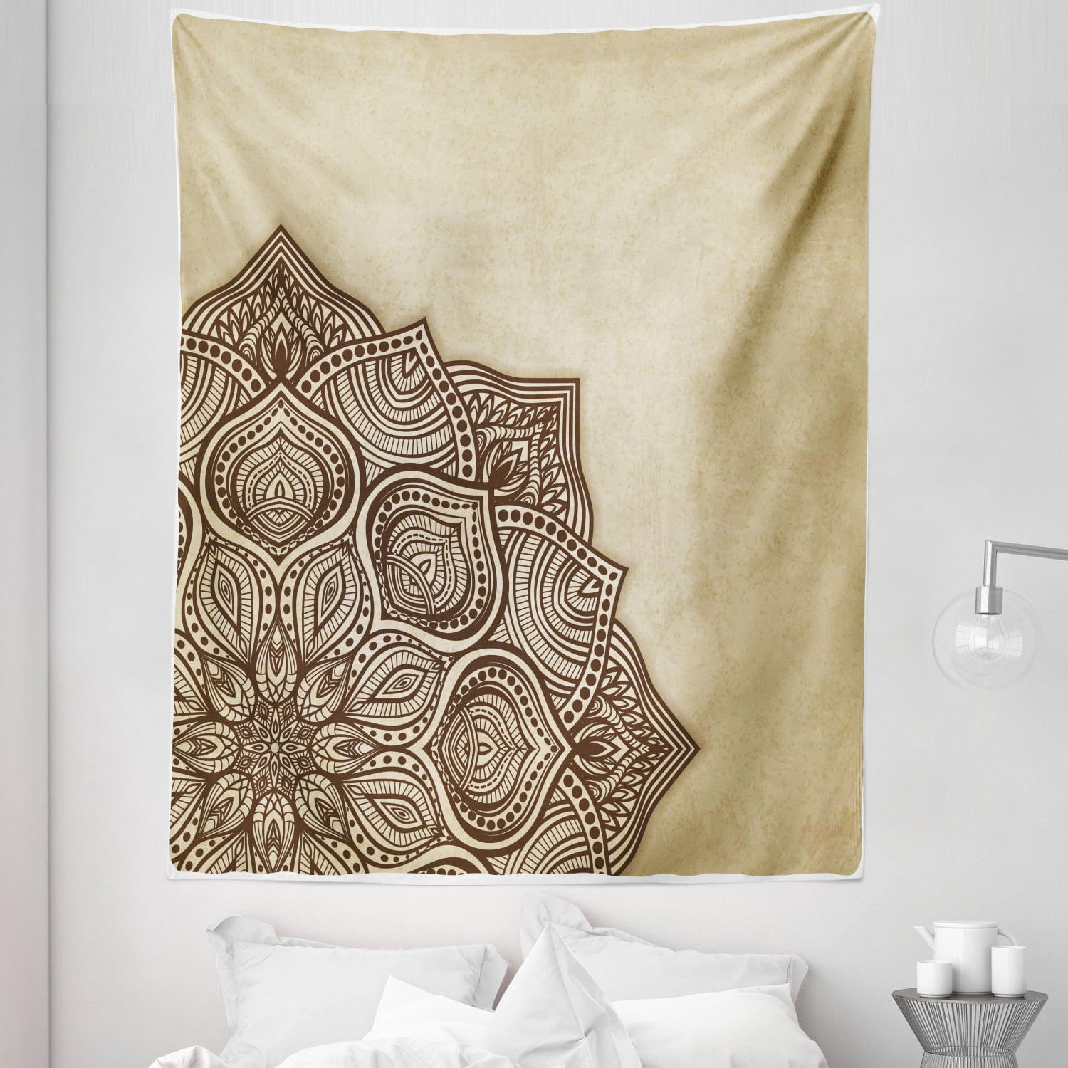 Mandala Tapestry Wall Hanging Tapestry for Bedroom Living Room Dormitory Wall Decor 130x150 cm 51.2x59.1 inches 