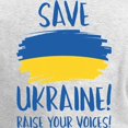 thumbnail image 3 of CafePress - Save Ukraine Raise Your Voices Women's Long Sleeve - Women's Long Sleeve Graphic Casual T-Shirt, 3 of 4