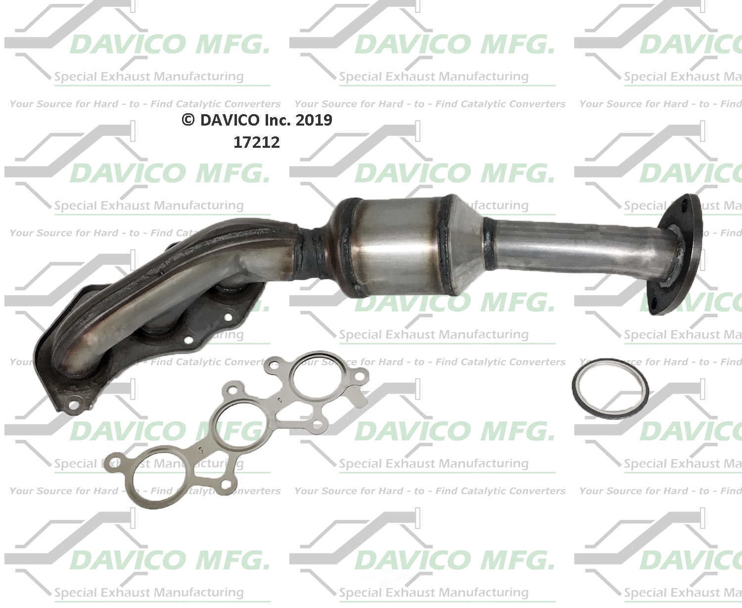 Davico Mfg 17212 Direct-Fit Catalytic Converter