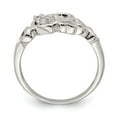 thumbnail image 2 of Sterling Silver CZ Heart Ring, 2 of 6