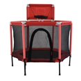thumbnail image 1 of Trampolín Athletic Works TRMI-55-C01, 55 Pulgadas con Tablero de Basketball Rojo, 1 of 3