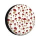 thumbnail image 1 of Fotbe Red Mushroom Funda de Llanta de Repuesto con Estampado, Engrosada, Ajuste Universal para Jeep, Remolque, RV, SUV, Camión-17 inch, 1 of 6