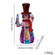 thumbnail image 5 of Estatuilla Luminosa Muñeco Nieve Estatua Reno Colorida Alimentación USB para Del Rojo, 5 of 9
