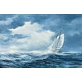 thumbnail image 2 of Withaar, Reint 24x17 White Modern Wood Framed Museum Art Print Titled - Sailing, 2 of 4