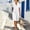 *White, variant on ClodeEU Women's V Neck Short Sleeve Dress with Pockets, Solid Color Casual Summer Tunic Dress Black,Women's Plus L