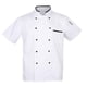thumbnail image 2 of Chaqueta de chef, uniforme, manga corta, para catering XXXL blanco, 2 of 9