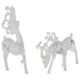 thumbnail image 3 of Northlight Standing Reindeer Christmas Figurines - 9.25" - Clear - Set of 2, 3 of 5
