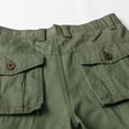 thumbnail image 5 of IROINNID Cargo Pants for Men Outdoor Cotton Cargo Pants Solid Relaxed Fit Casual Loose Pants with Multi-Pocket,Olive Green, 5 of 9