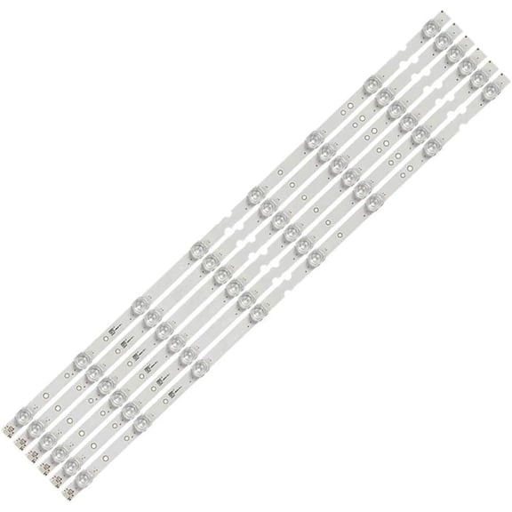 6PCS LED Strips Replacement For TCL 65inches TV 65S421LCAA 65S421 65S425TACA 65S4LEAA 65S425 65S423 JL.D65081330-365AS-M_V03 4C-LB6508-PF02J 4C-LB6508-ZM05J 4C-LB6508-ZM02J GIC65LB51_3030F2.1D