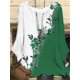 thumbnail image 1 of Jersey con estampado para mujer, camiseta informal a la moda, cuello redondo, Top de gran tamaño, estilo Simple, manga larga, Otoño, 2022, 1 of 4