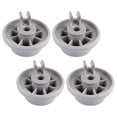 thumbnail image 3 of UPOUART Dishwasher Lower Rack Wheel Replacement Set, 4 Plastic Rollers for Easy Sliding and Smooth, 3 of 8