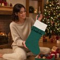 thumbnail image 7 of Large Christmas Stocking Non-Woven Hanging Decoration Gift Pouch for Fireplace Mantel Tree Wall Holiday Home Ornament, 7 of 7