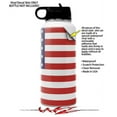 thumbnail image 2 of Skin Wrap Decal compatible with Hydro Flask Wide Mouth Bottle 32oz USA American Flag 01 (BOTTLE NOT INCLUDED), 2 of 3