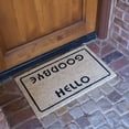 thumbnail image 3 of Rubber-Cal "Hello, Welcome Goodbye" Funny Doormat, 18 x 30-Inch, 3 of 3