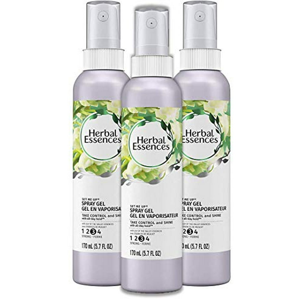 Herbal Essences Set Me Up Spray Gel, 5.7 fl oz (Pack of 3)