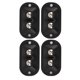 thumbnail image 5 of 12 Uds Mini Ruedas Giratorias Rotación de 360 ​​grados Autoadhesivas Polea Adhesiva de Movimiento Silencioso para Muebles de Electrodomésticos de Cocina ANGGREK Otros, 5 of 8