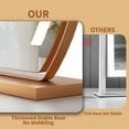 thumbnail image 2 of Odernirror Makeup Mirror with LED Lights, Cloud-Shaped Vanity Mirror, 360° Rotation, Gold, 2 of 8
